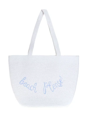 BLE Shopper bag w kolorze białym - 52 x 30 cm rozmiar: onesize