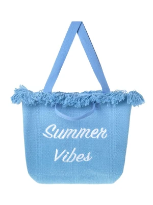 BLE Shopper bag w kolorze błękitnym - 50 x 34 x 10 cm rozmiar: onesize