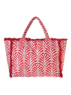BLE Shopper bag w kolorze czerwonym - 42 x 40 x 20 cm rozmiar: onesize