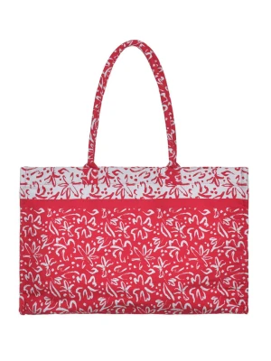 BLE Shopper bag w kolorze czerwonym - 58 x 32 cm rozmiar: onesize