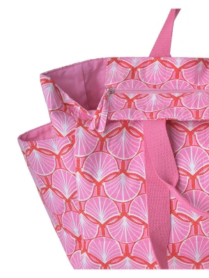 BLE Shopper bag w kolorze jasnoróżowym - 48 x 38 x 18 cm rozmiar: onesize