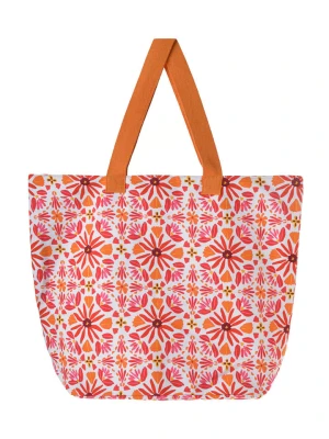 BLE Shopper bag w kolorze pomarańczowo-czerwonym - 40 x 43 x 20 cm rozmiar: onesize
