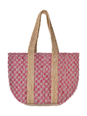 BLE Shopper bag w kolorze różowym - 40 x 31 cm rozmiar: onesize