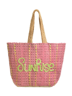 BLE Shopper bag w kolorze różowym - 60 x 40 cm rozmiar: onesize