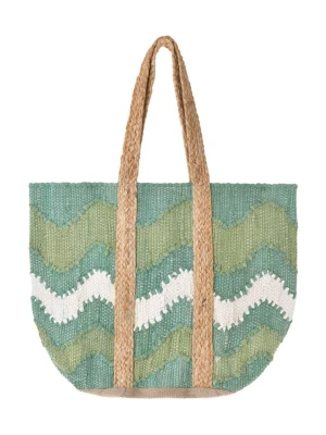 BLE Shopper bag w kolorze zielonym - 40 x 31 cm rozmiar: onesize