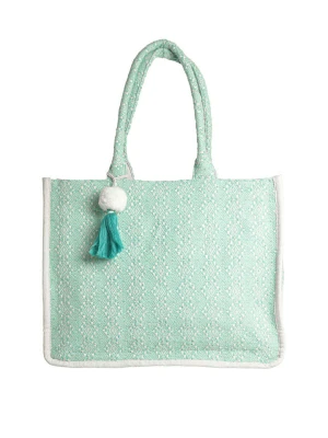 BLE Shopper bag w kolorze zielonym - 45 x 32 x 15 cm rozmiar: onesize