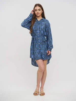 BLE Sukienka koszulowa w kolorze niebieskim rozmiar: M/L
