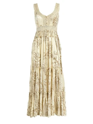 BLE Sukienka w kolorze beżowym rozmiar: onesize