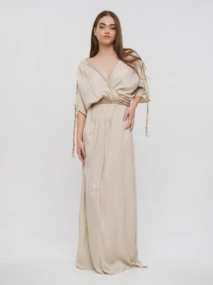 BLE Sukienka w kolorze beżowym rozmiar: onesize
