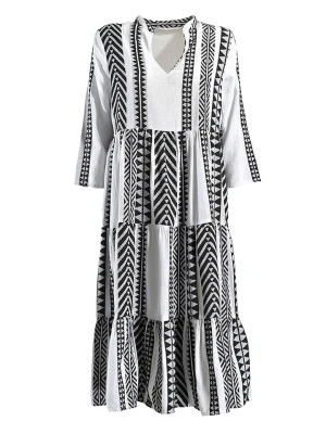 BLE Sukienka w kolorze czarno-białym rozmiar: onesize