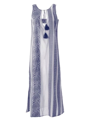 BLE Sukienka w kolorze niebiesko-białym rozmiar: onesize