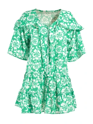 BLE Sukienka w kolorze zielono-białym rozmiar: onesize