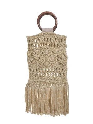 BLE Torebka w kolorze beżowym - 31 x 55 x 3 cm rozmiar: onesize