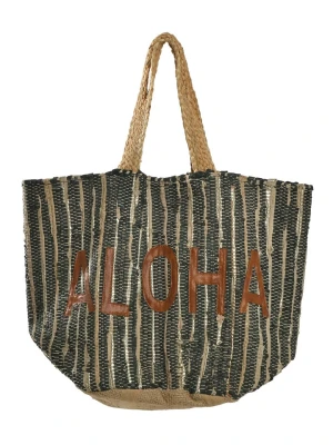 BLE Torebka w kolorze czarno-beżowym - 24 x 16 cm rozmiar: onesize