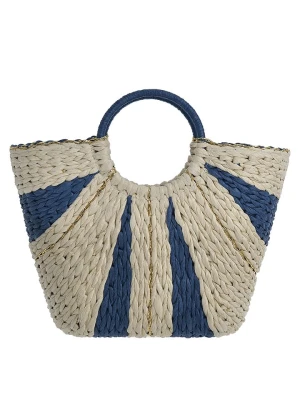 BLE Torebka w kolorze granatowo-jasnoróżowym - 31 x 30 x 14,5 cm rozmiar: onesize