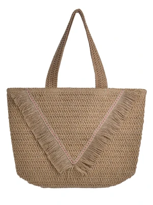 BLE Torebka w kolorze jasnobrązowym - 33 x 34 x 16 cm rozmiar: onesize