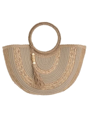 BLE Torebka w kolorze jasnobrązowym - 50 x 25 x 10 cm rozmiar: onesize