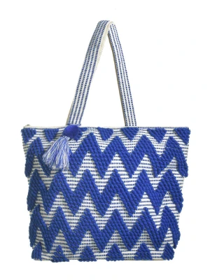 BLE Torebka w kolorze niebieskim - 38 x 38 x 15 cm rozmiar: onesize