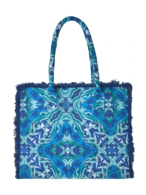 BLE Torebka w kolorze niebiesko-turkusowym - 35 x 30 x 20 cm rozmiar: onesize