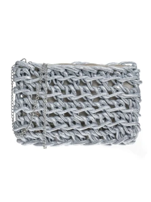BLE Torebka w kolorze szarym - 28 x 17 x 3 cm rozmiar: onesize