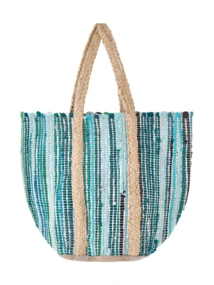 BLE Torebka w kolorze turkusowym - 32 x 40 x 28 cm rozmiar: onesize