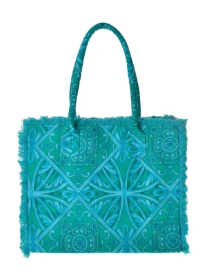 BLE Torebka w kolorze turkusowym - 35 x 30 x 20 cm rozmiar: onesize
