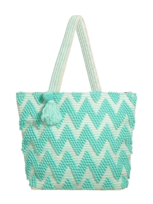BLE Torebka w kolorze turkusowym - 38 x 38 x 15 cm rozmiar: onesize