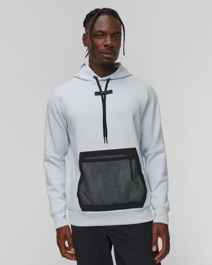 Błękitna Bluza Męska Z Kapturem On Hoodie