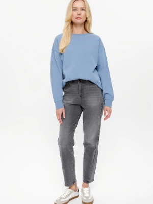 Błękitna bluza o kroju oversize Greenpoint niebieski