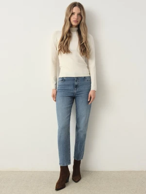 Błękitne jeansy mom fit Greenpoint niebieski