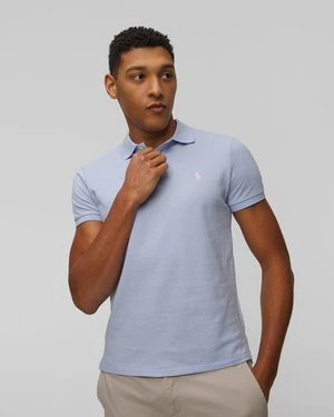 Błękitne polo męskie Polo Ralph Lauren