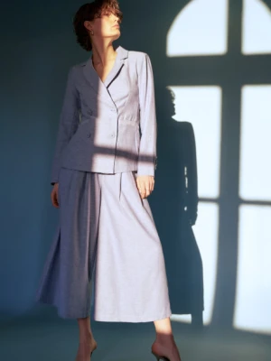 Błękitne spodnie typu culotte Greenpoint