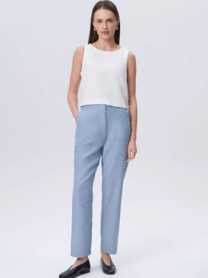 Błękitne spodnie typu cygaretki Greenpoint