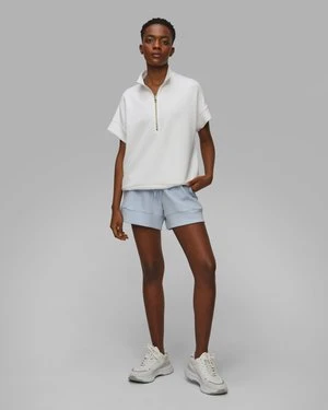 Błękitne Szorty Dresowe Damskie Varley Atrium High Rise Short 4.5