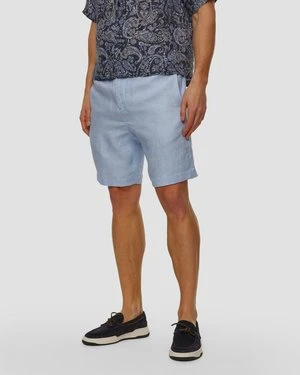 Błękitne Szorty Męskie Lniane Paul&shark Paul and Shark