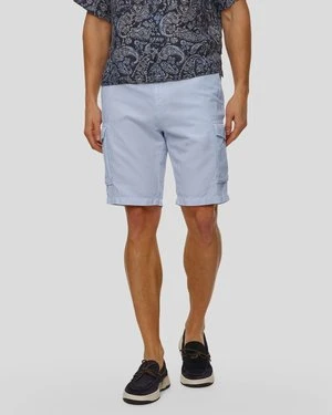 Błękitne Szorty Męskie Z Lnem Paul&shark Paul and Shark