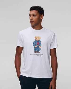 Błękitny T-shirt Męski Polo Ralph Lauren