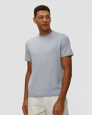 Błękitny T-shirt Wełniany Męski Bogner Ohio