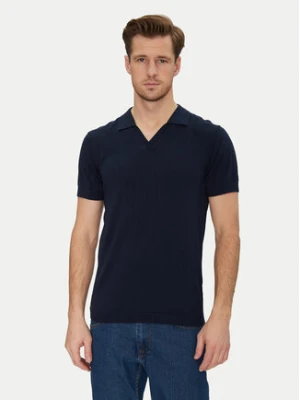 Blend Polo 20718362 Granatowy Regular Fit