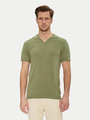 Blend Polo 20718362 Zielony Regular Fit