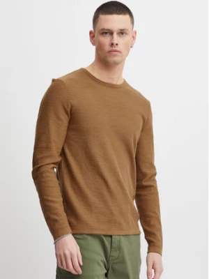 Blend Sweter 20715134 Brązowy Slim Fit