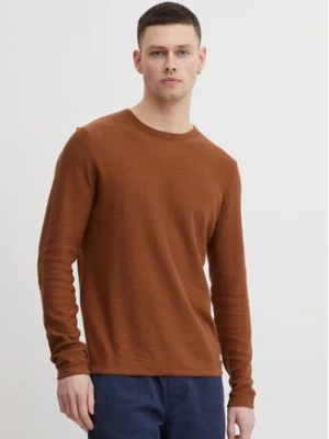 Blend Sweter 20715134 Brązowy Slim Fit