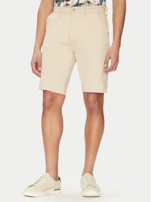 Blend Szorty jeansowe 20718139 Beżowy Regular Fit