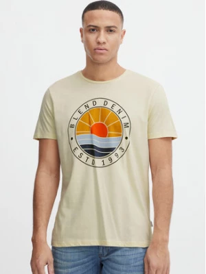 Blend T-Shirt 20715040 Écru Regular Fit