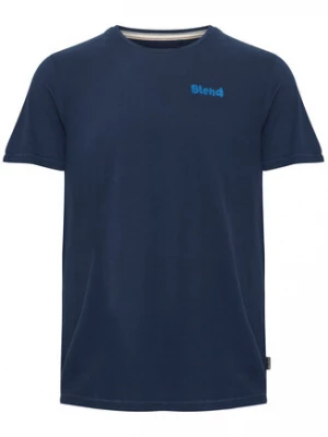 Blend T-Shirt 20715328 Granatowy Regular Fit
