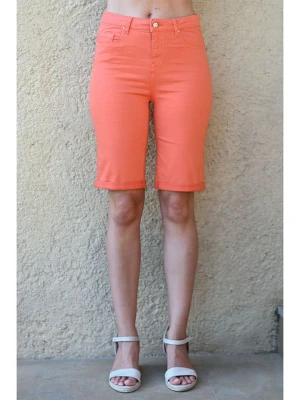 Bleu d'Azur Bermudy "Josie" w kolorze pomarańczowym rozmiar: 46