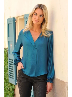 Bleu d'Azur Bluzka "Moya" w kolorze niebieskim rozmiar: 52