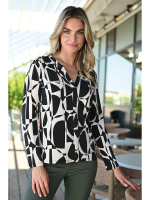 Bleu d'Azur Bluzka "Palau" w kolorze czarno-białym rozmiar: 38