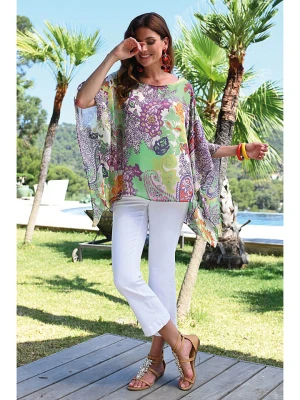 Bleu d'Azur Dżinsy "Giulia" w kolorze niebiesko-białym rozmiar: 38