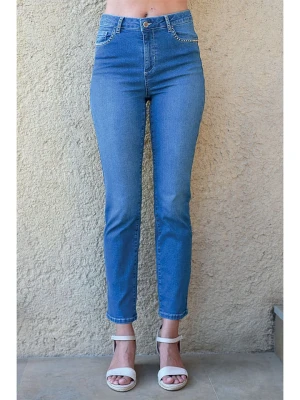 Bleu d'Azur Dżinsy "Tommy" w kolorze niebieskim rozmiar: 36